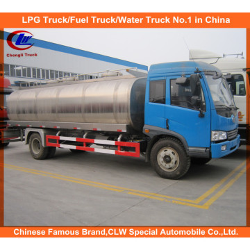 FAW 10cbm Milk Truck for 10ton Fresh Milk Tank Truck